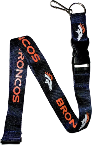Broncos Blue Lanyard